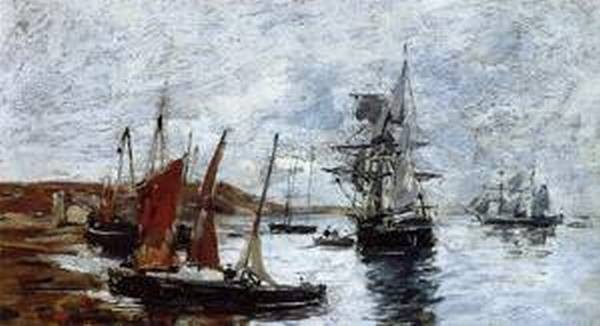 Camaret Boats on the Shore 1873